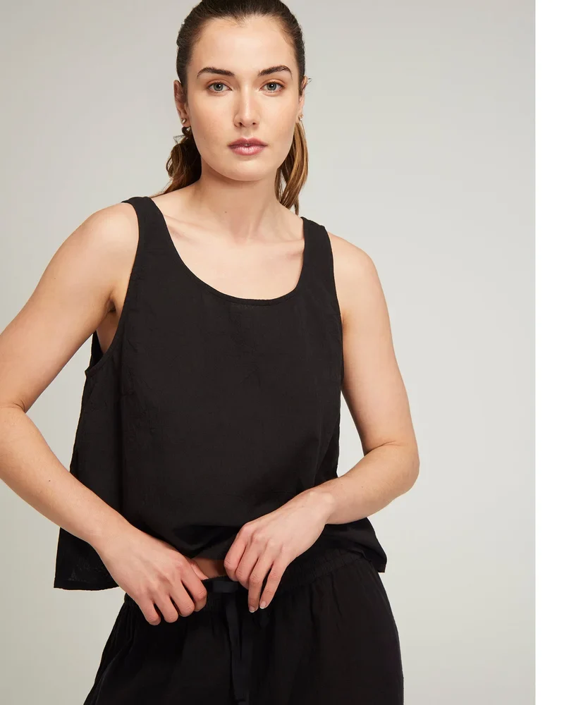 Nudea - Tanktop Schwarz