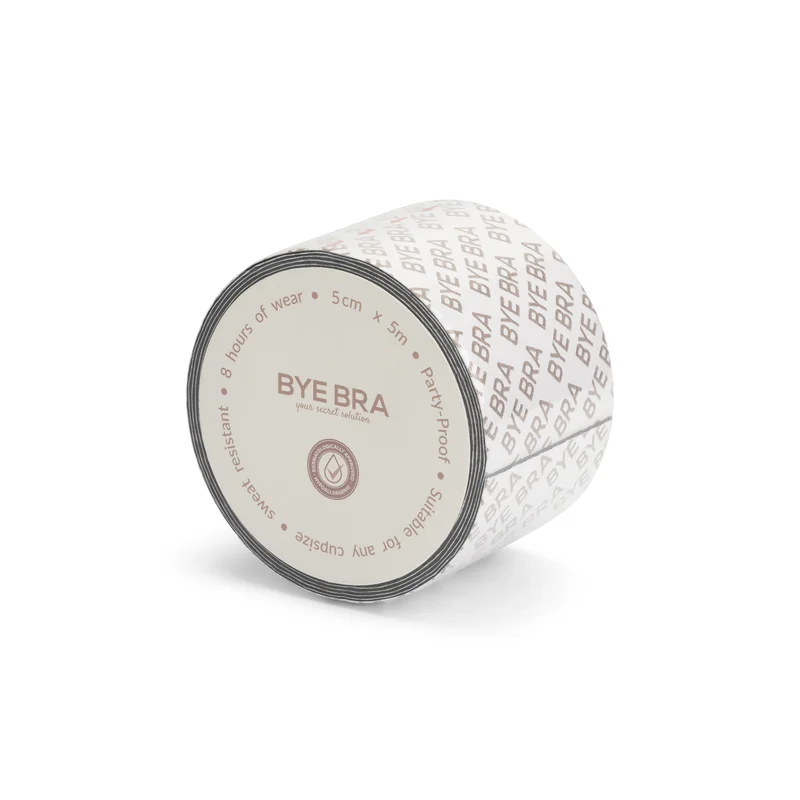 ByeBra - Doppelseitiges Körperklebeband (5 cm) Schwarz