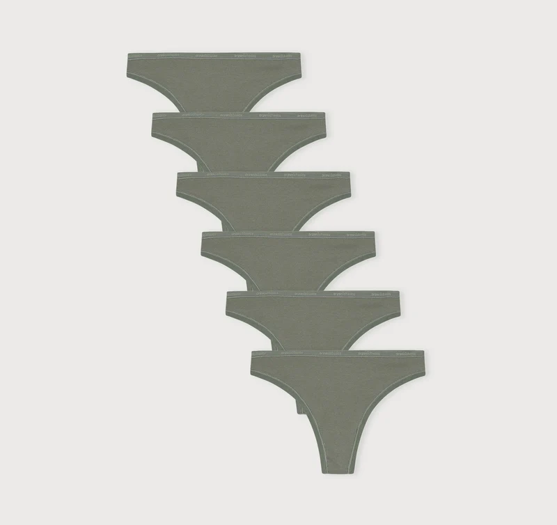 Core Rib Thong 6-Pack