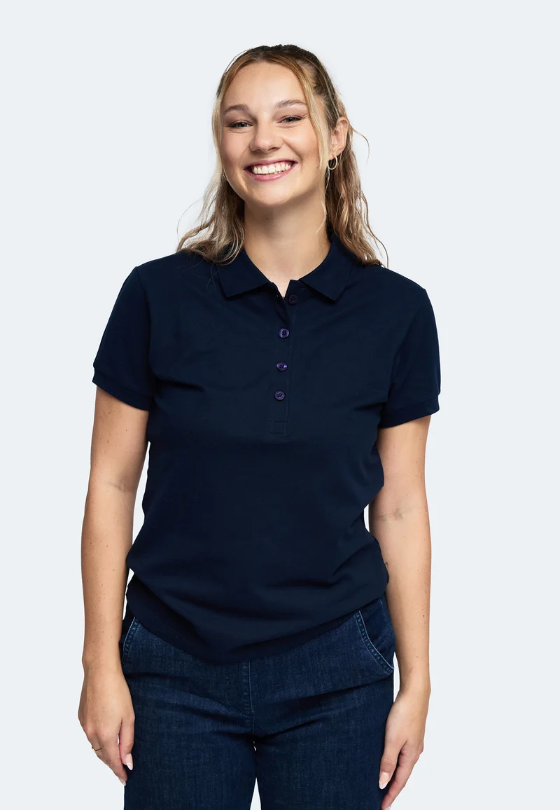 Stretch Bio Piqué Polo Shirt Stacy