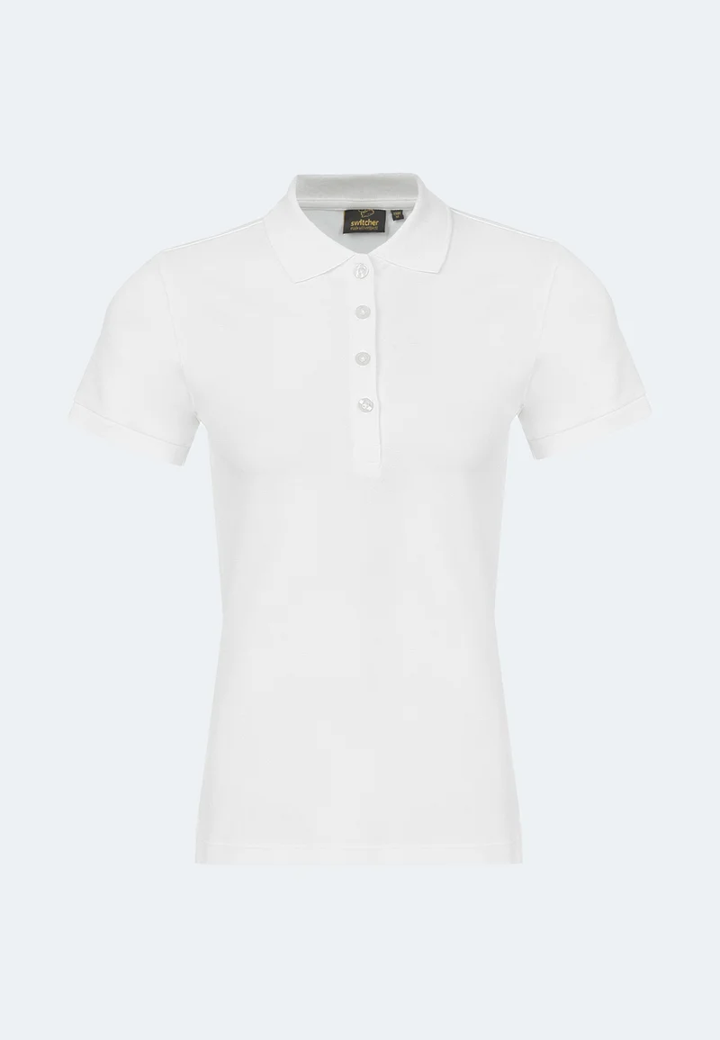Stretch Bio Piqué Polo Shirt Stacy