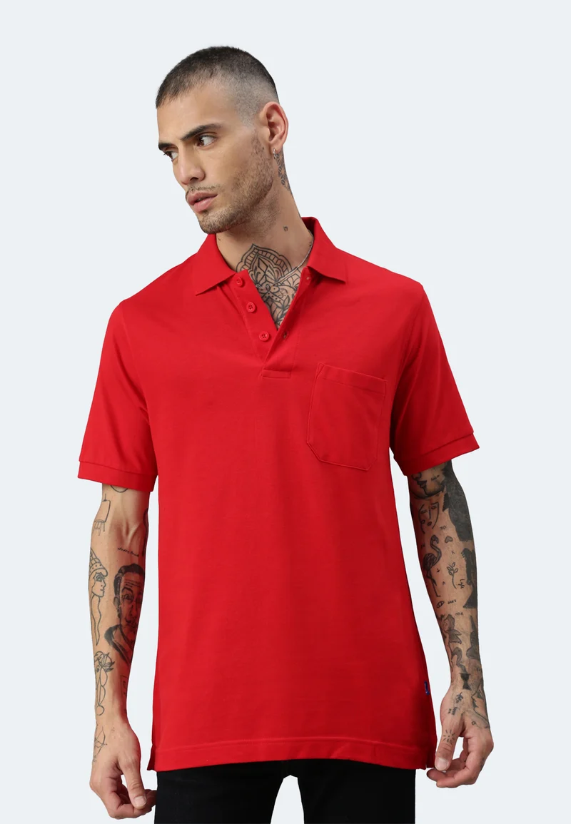 Airtex Piqué Pocket Poloshirt Whale