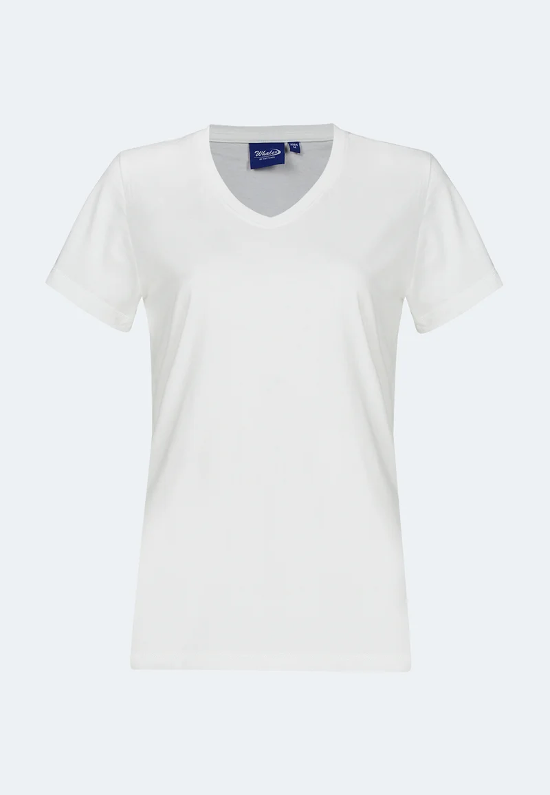 Damen V-Neck T-Shirt Whale