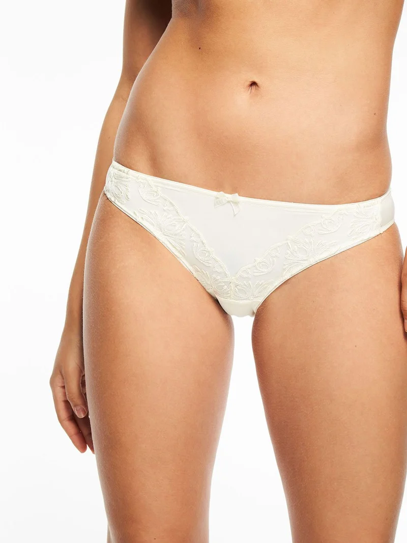 Chantelle - Champs Elysees Brasilianischer Slip Elfenbein