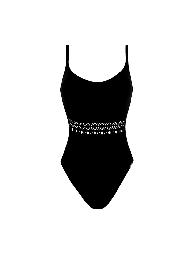 Lise Charmel Bademode – Ajourage Couture Badeanzug ohne Bügel Noir