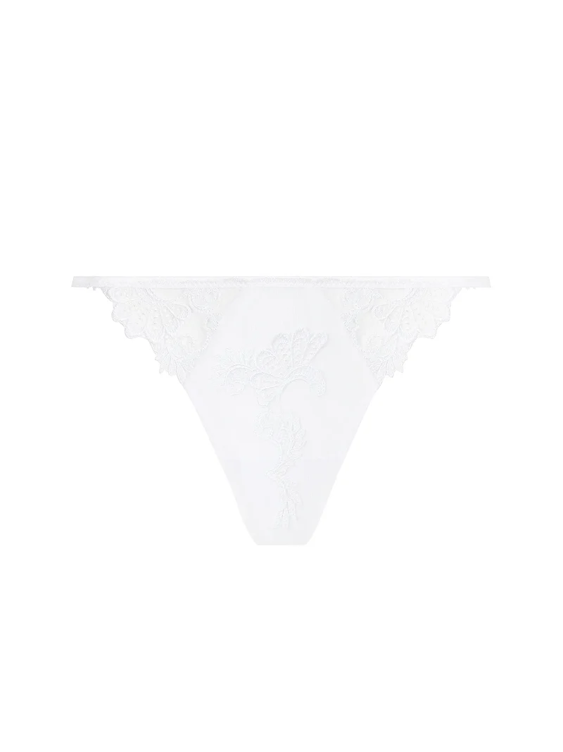 Lise Charmel – Dressing Floral Sexy String Blanc