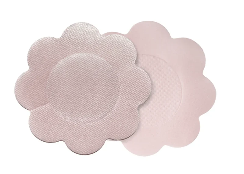 ByeBra – Bruststraffungs-Tape + Brustwarzenabdeckungen aus Satin, Beige