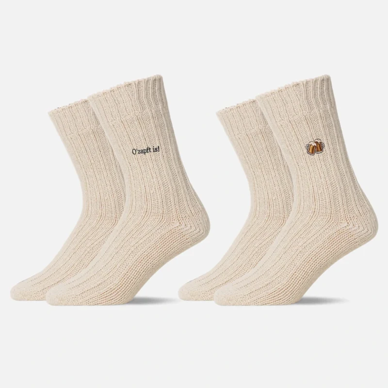 Norweger Socken | Off White "O' Zapft is"-Edition