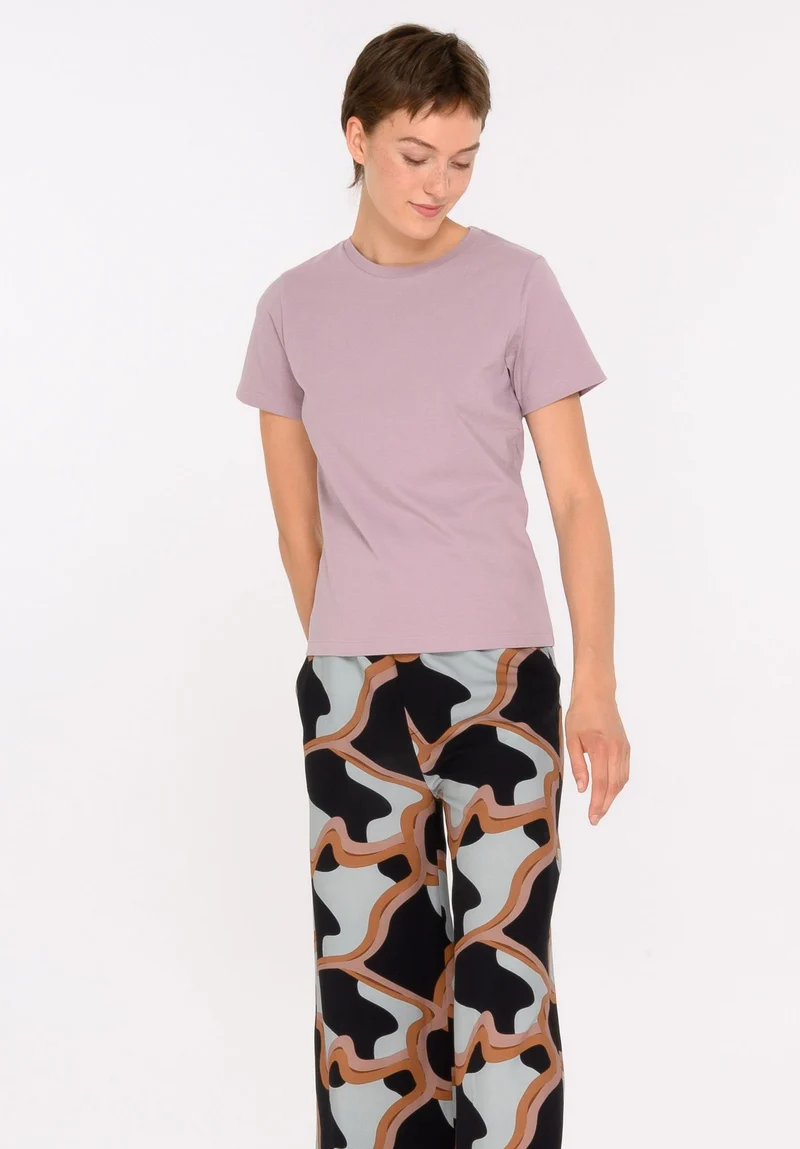 TT85 T-Shirt dark mauve (GOTS, vegan)