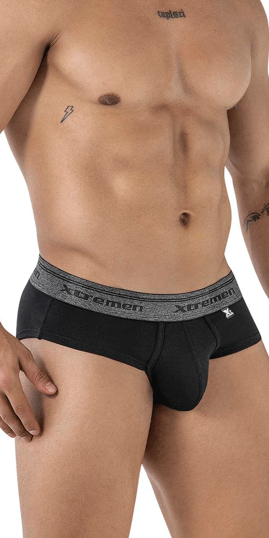 Xtremen 41315 Cotton Blend Briefs Black