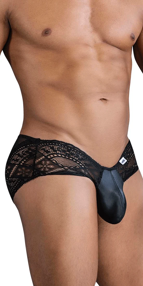 Candyman 99863 Lace Briefs Black