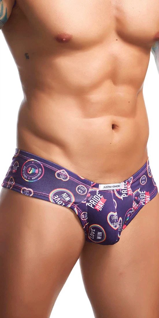Justin+simon Xsj22 Cheek Briefs Pride