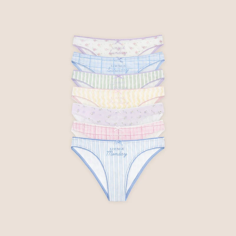 Days of the Week Briefs (7-Pack) - Multicolour Print
