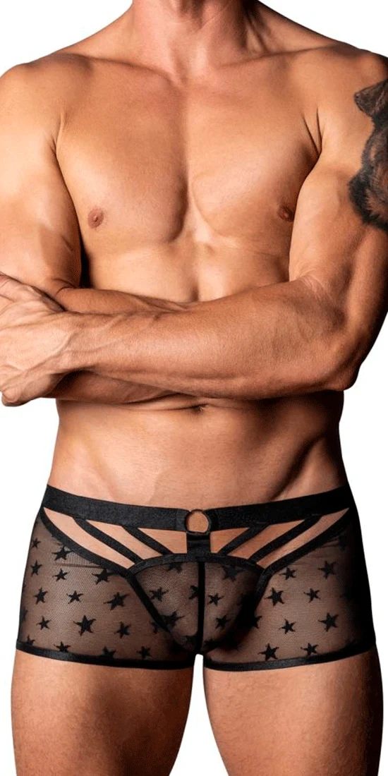 Male Power 122-291 Love Star Short With Ring Black