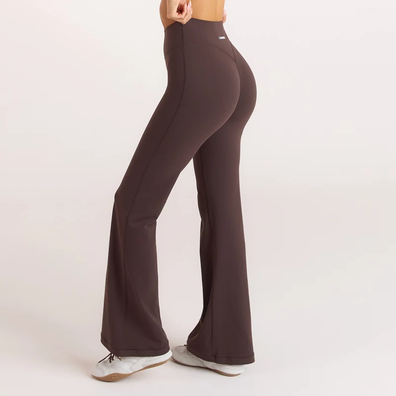ContourSoft™ Flared Leggings - Dark Chocolate