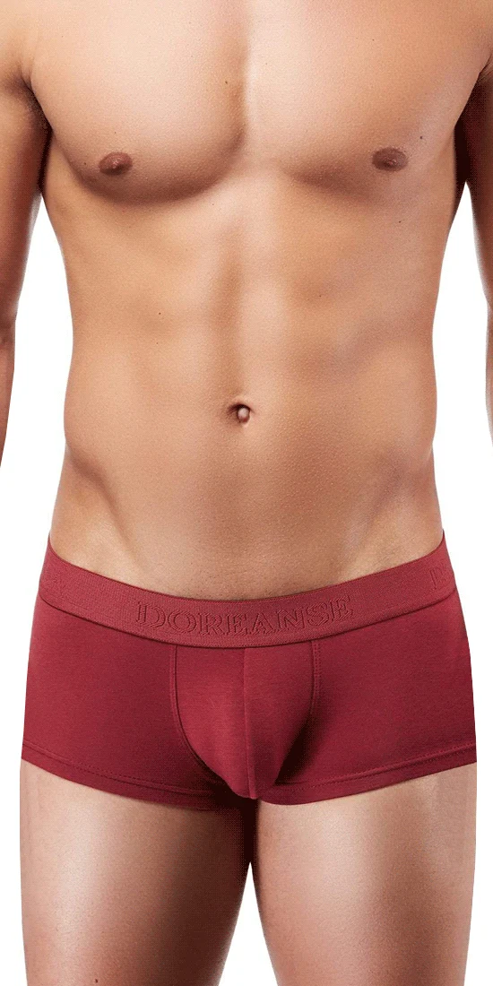 DOREANSE 1760 Low-rise Trunk In Bordeaux