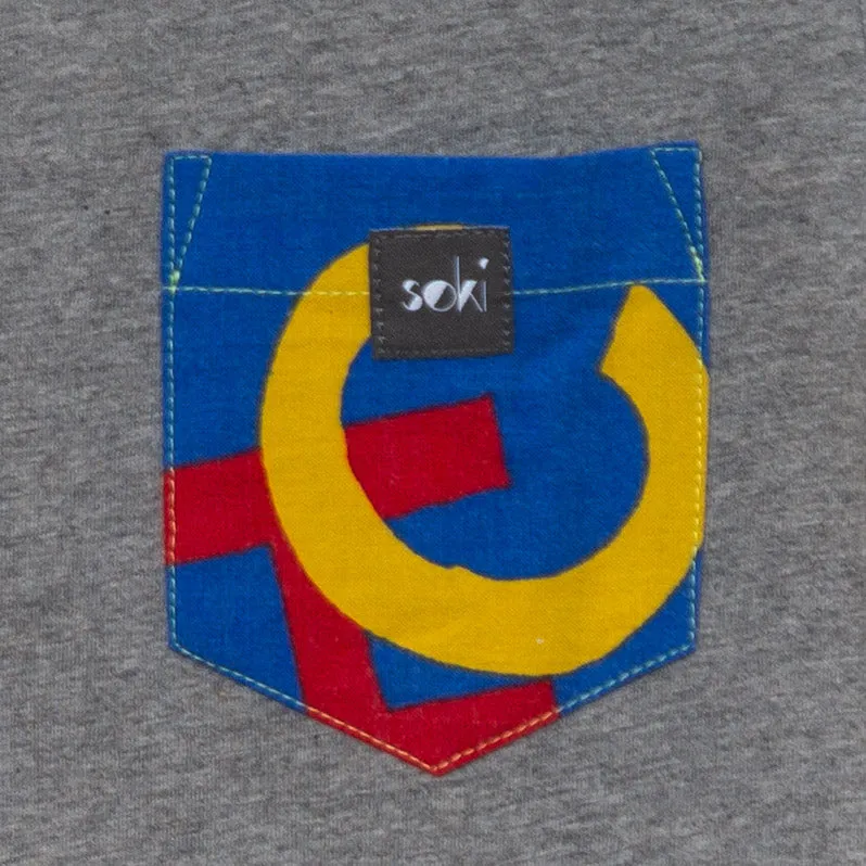 Nachhaltiges Kids Pocket T-Shirt Gr. 128-134 - Made in Germany