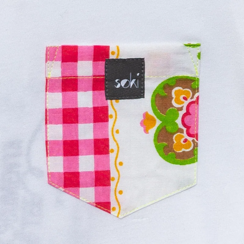 Nachhaltiges Kids Pocket T-Shirt Gr. 128-134 - Made in Germany