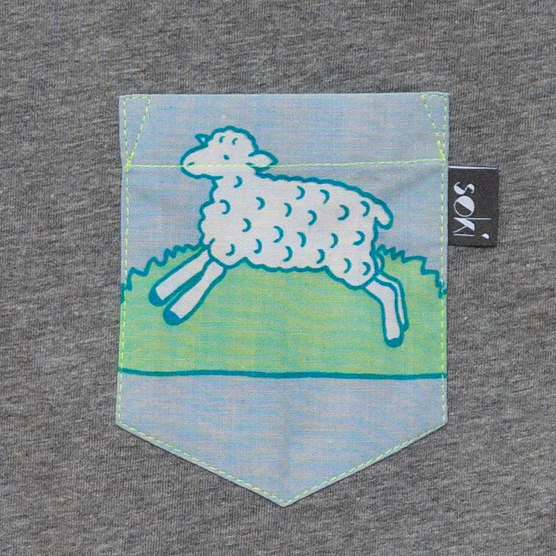Nachhaltiges Kids Pocket T-Shirt Gr. 92-98 - Made in Germany