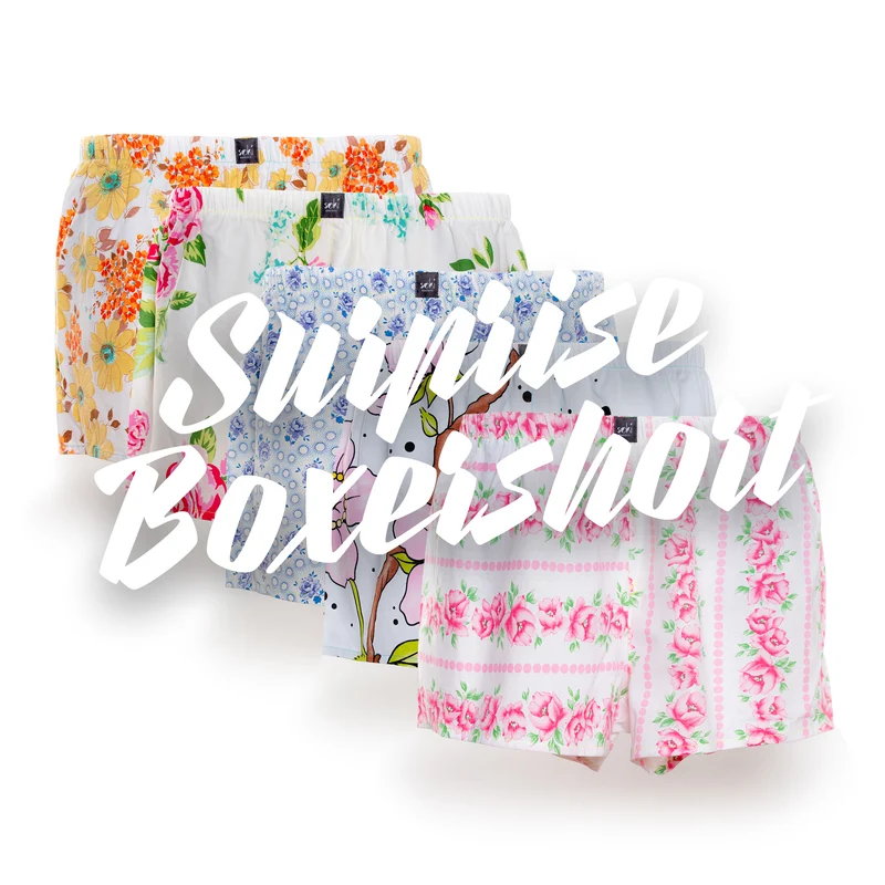 Nachhaltige Surprise Boxershorts aus Omi's alter Bettwäsche - Made in Germany