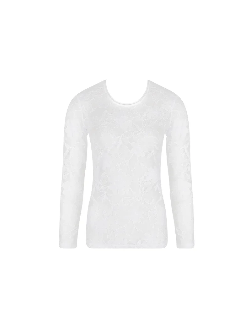 Antigel by Lise Charmel – Dentelle Rebelle Langarm-Top Blanc