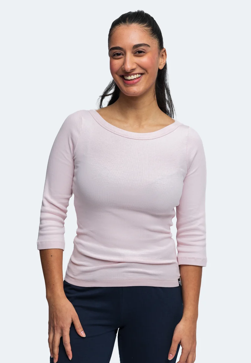 Stretch Langarm-T-Shirt Liane
