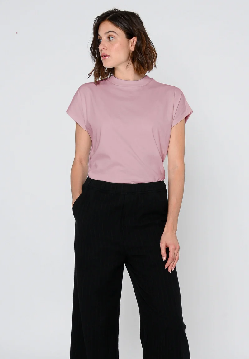 TT75 Boxy T-Shirt Rose (GOTS)