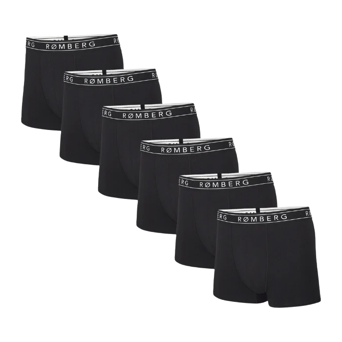 Herren Boxershorts mit Schriftzug, 6er Pack