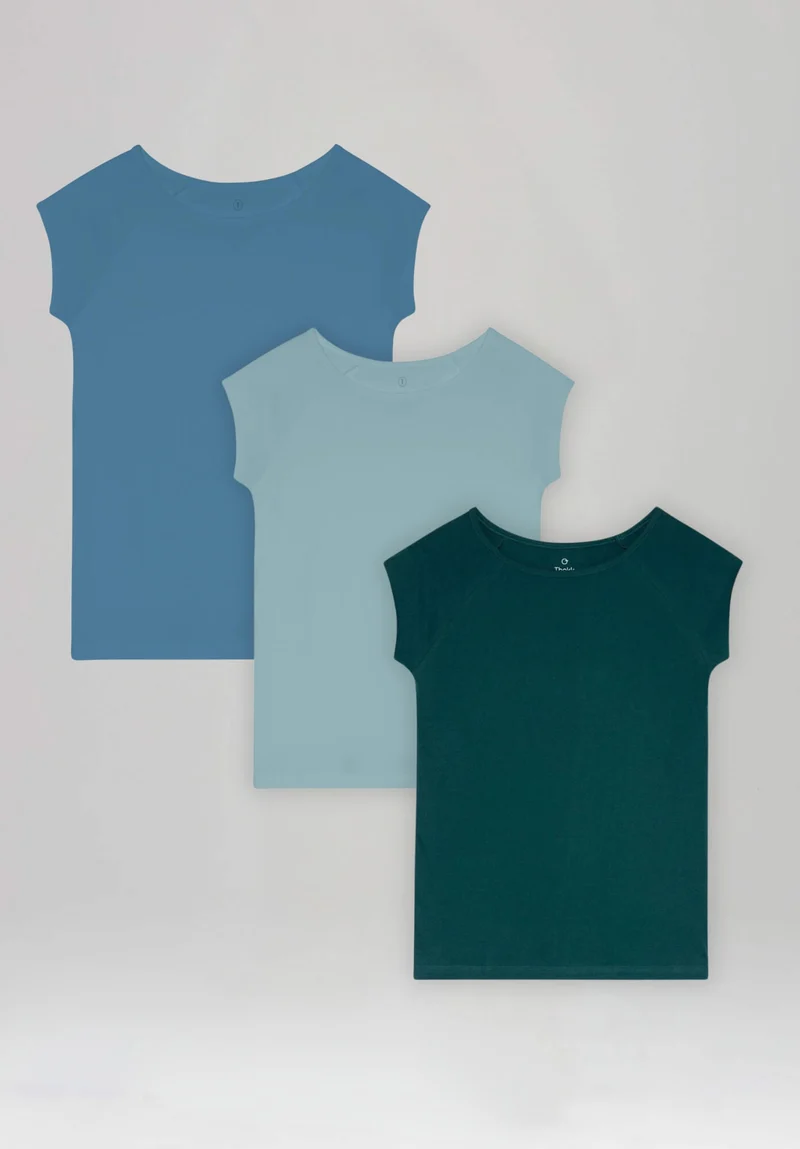 3er-Set Ocean Balance Bundle TT01 Cap Sleeve T-Shirt
