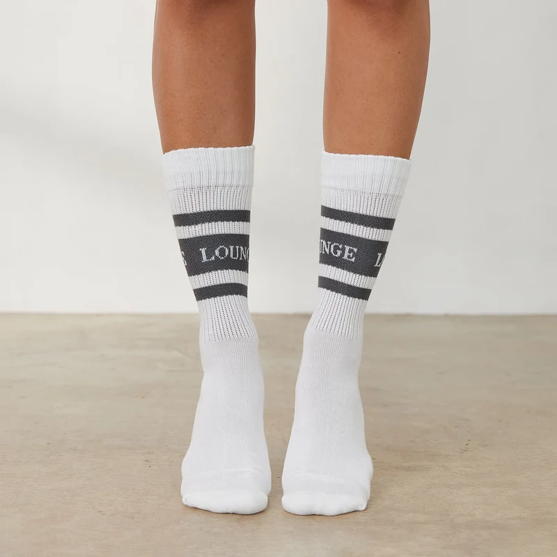 Essential Socken (2er Packet) - Dunkelgrau