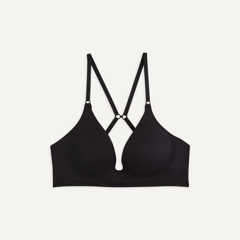 12-Seamless Jersey Push-Up Bra