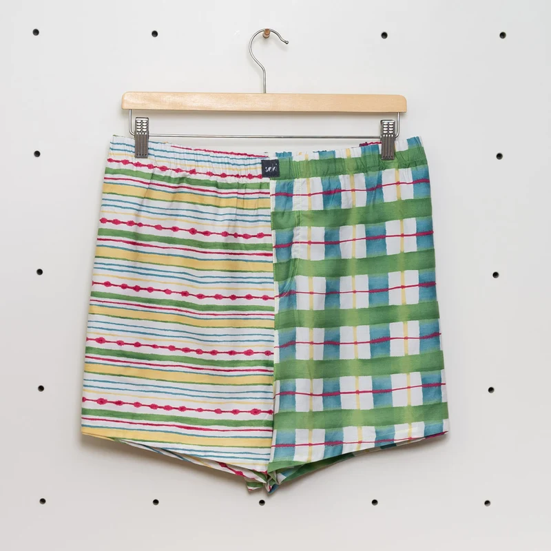 soki Upcycling Boxershorts Gr. XXXL – Unikat aus Bettwäsche