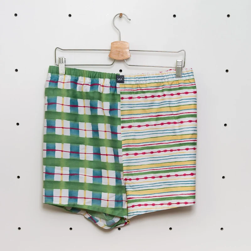 soki Upcycling Boxershorts Gr. XXXL – Unikat aus Bettwäsche
