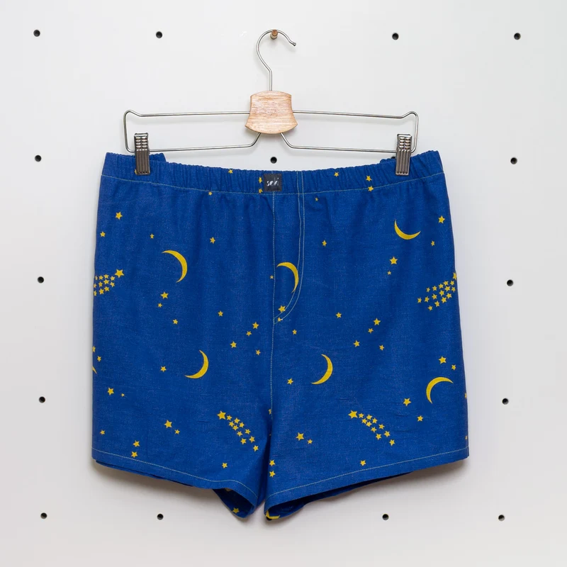 soki Upcycling Boxershorts Gr. XXXL – Unikat aus Bettwäsche