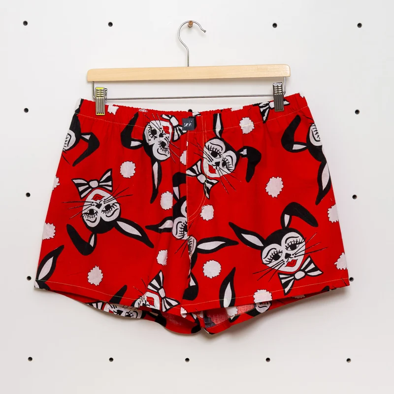 soki Upcycling Boxershorts Gr. L – Unikat aus Bettwäsche