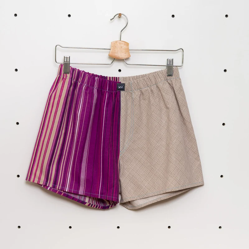 soki Upcycling Boxershorts Gr. S – Unikat aus Bettwäsche