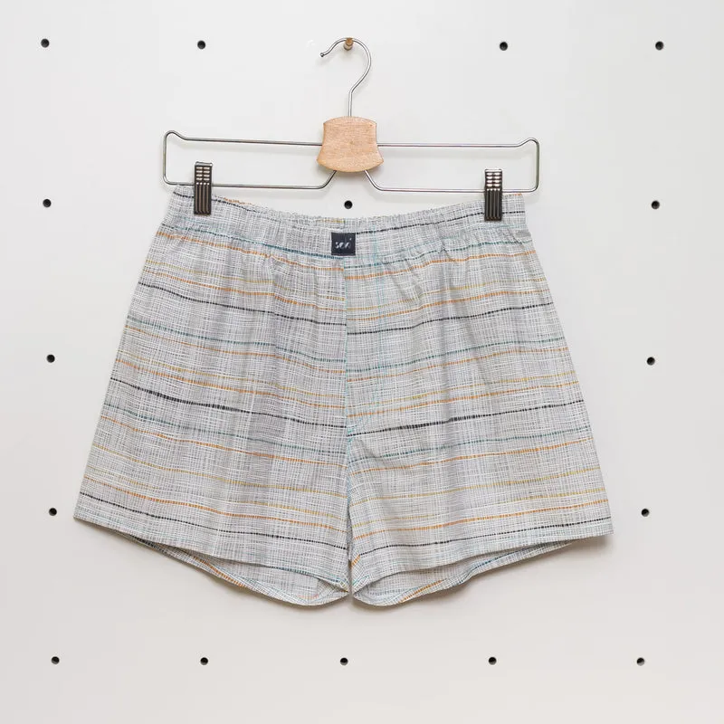 soki Upcycling Boxershorts Gr. S – Unikat aus Bettwäsche