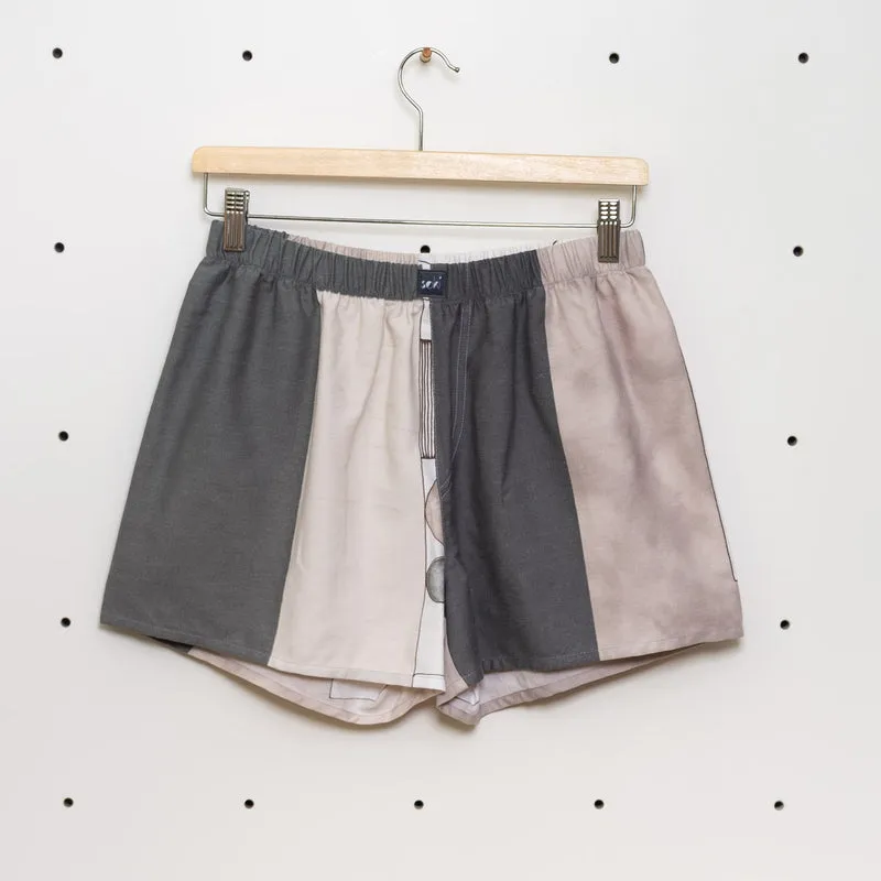 soki Upcycling Boxershorts Gr. S – Unikat aus Bettwäsche