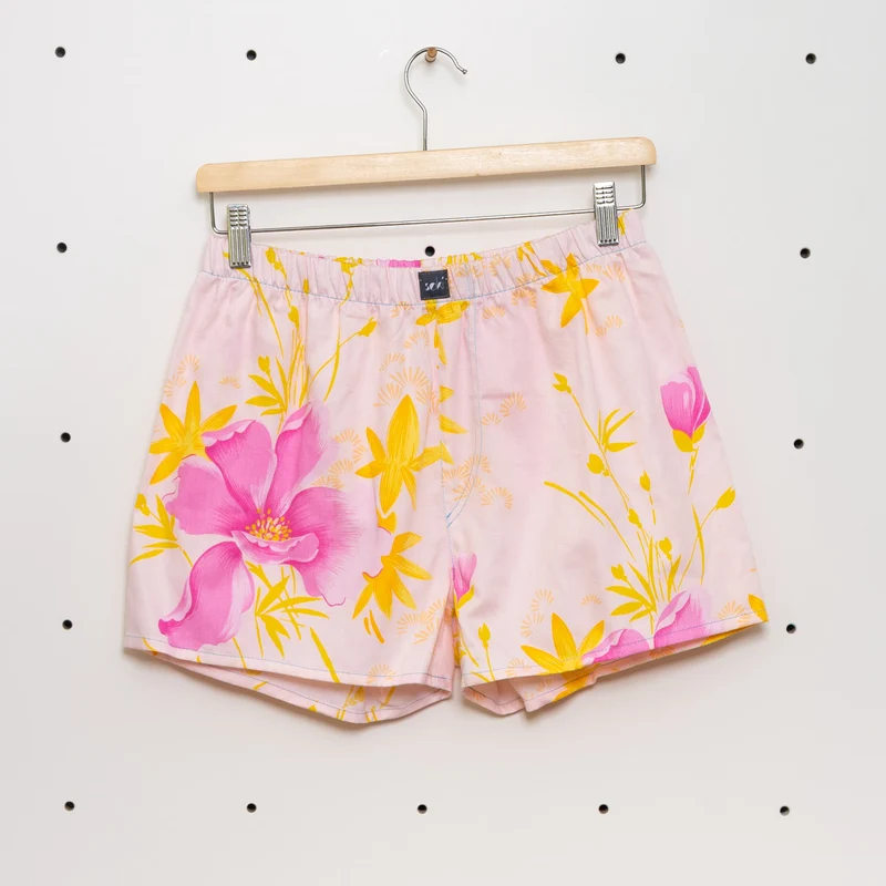 soki Upcycling Boxershorts Gr. S – Unikat aus Bettwäsche