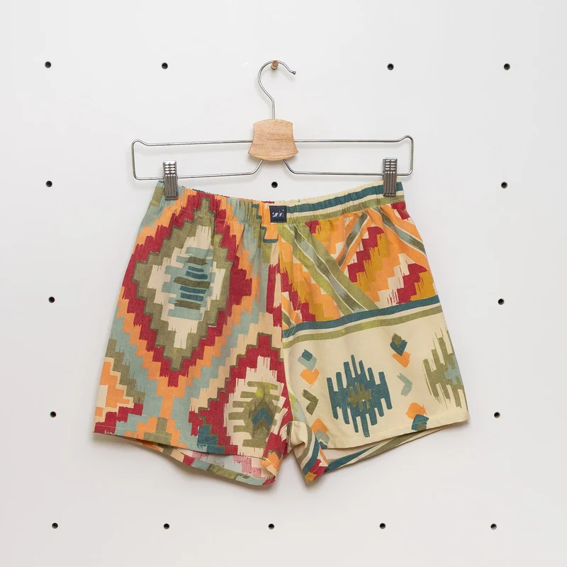 soki Upcycling Boxershorts Gr. XS – Unikat aus Bettwäsche