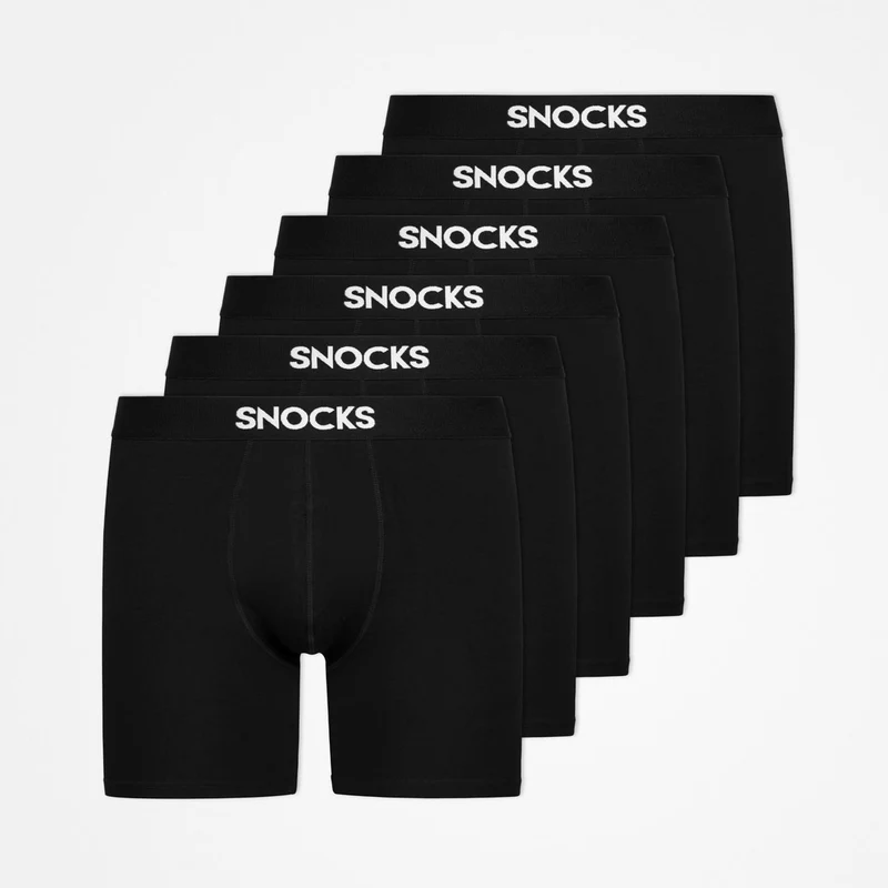 Lange Boxershorts | Schwarz