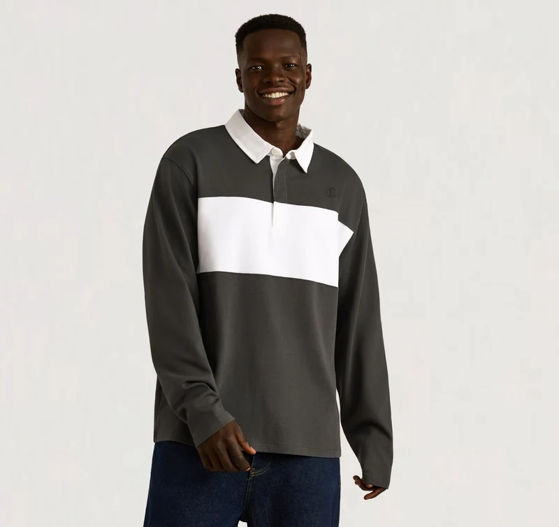Casual Sport Long Sleeve Polo