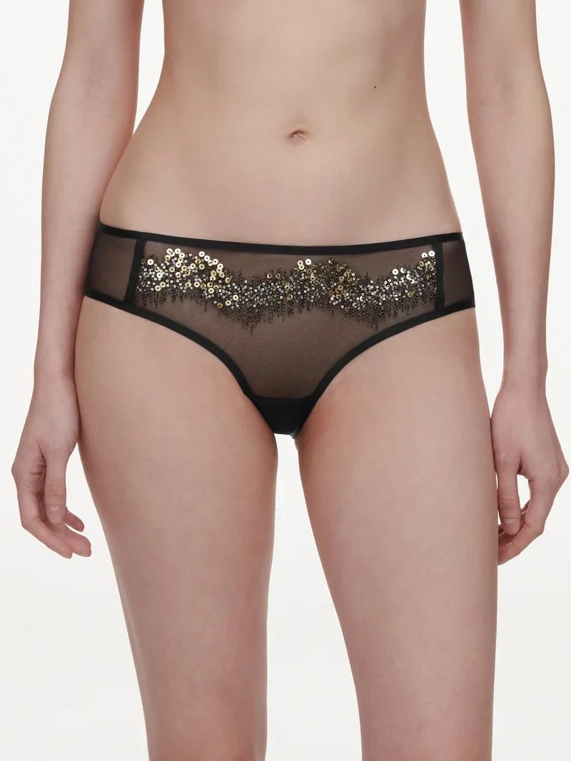 Chantelle - Genesis Revealing Shorty Glitzer Schwarz