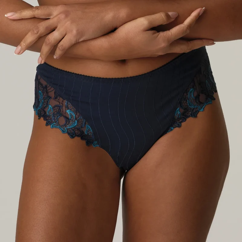 Primadonna - Deauville Luxus String Samt Blau