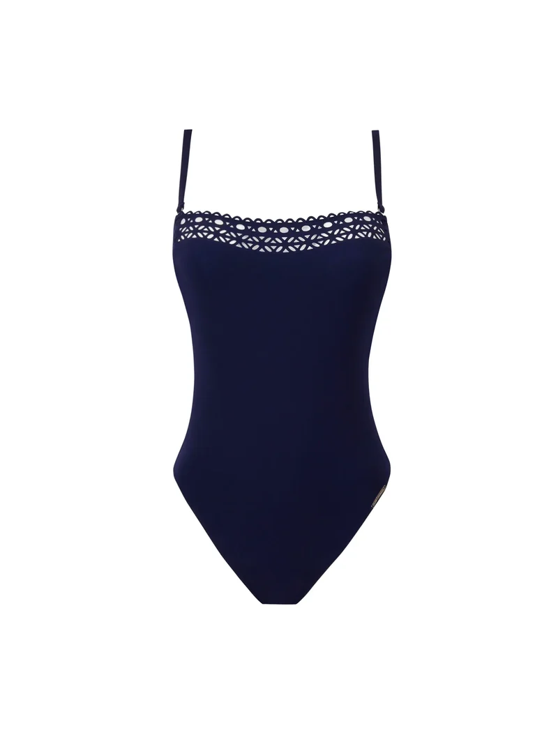 Bademode von Lise Charmel – Ajourage Couture – Trägerloser Badeanzug mit weichen Körbchen, Marina Couture