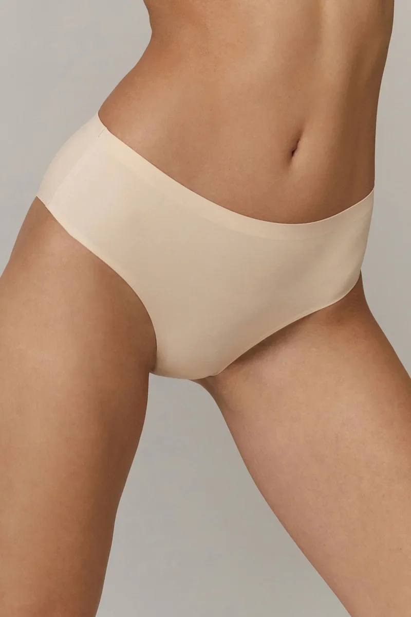 Aruelle - Amina Bonded Brazilian Panty mit mittlerer Taille, Nude