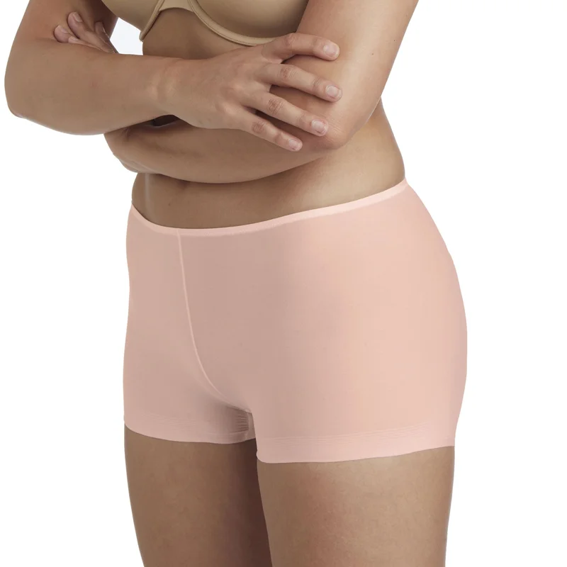 Naomi & Nicole Shapewear - No Show No Lines Micro-Boyshort, verschleierte Rose