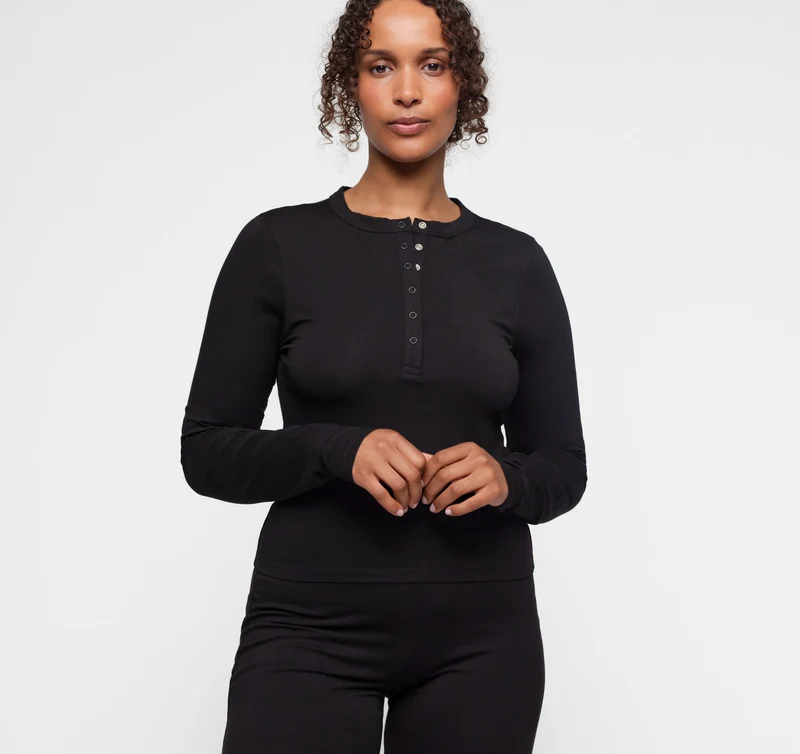 Everyday Henley Long Sleeve
