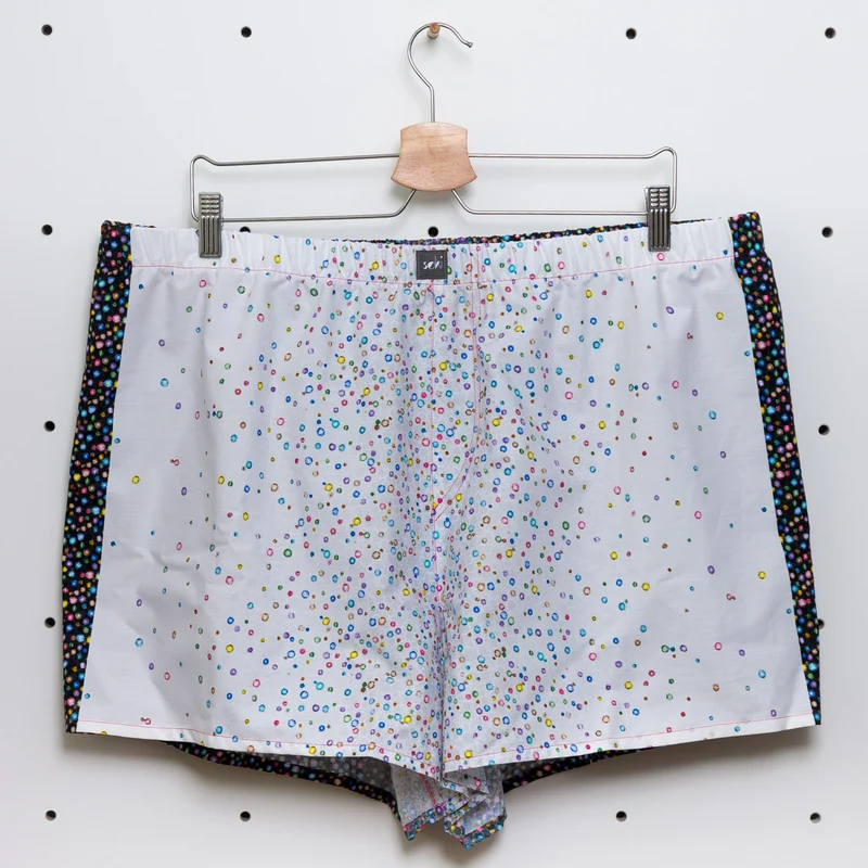 soki Upcycling Boxershorts Gr. XXL – Unikat aus Bettwäsche