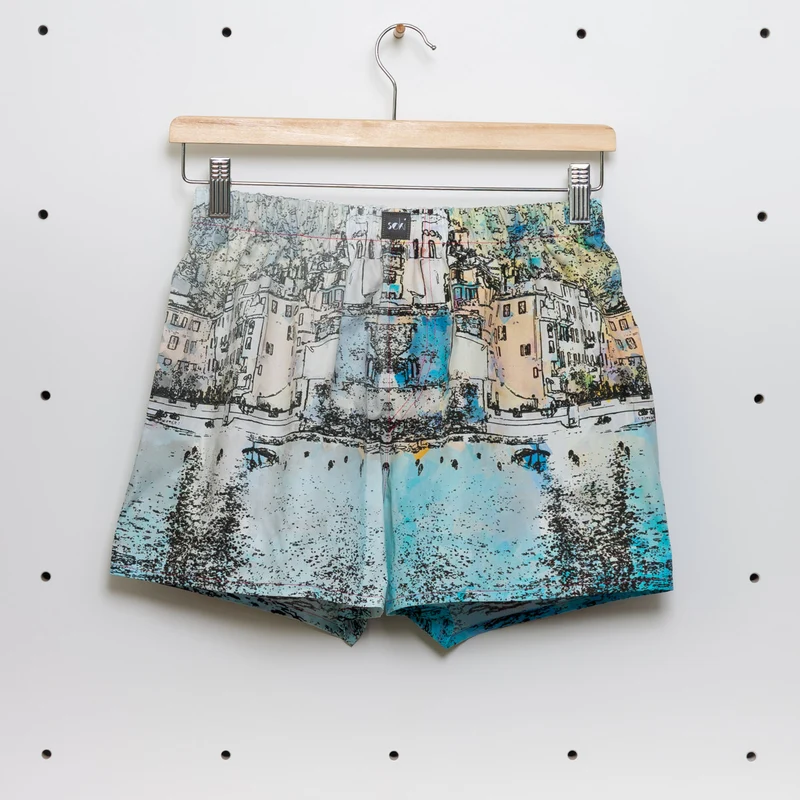 soki Upcycling Boxershorts Gr. XS – Unikat aus Bettwäsche